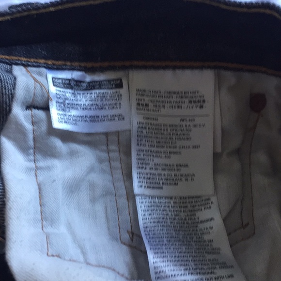 Levi’s 501 Black Tan Stitch Denim Pants sz 32 x 30 - Picture 8 of 8